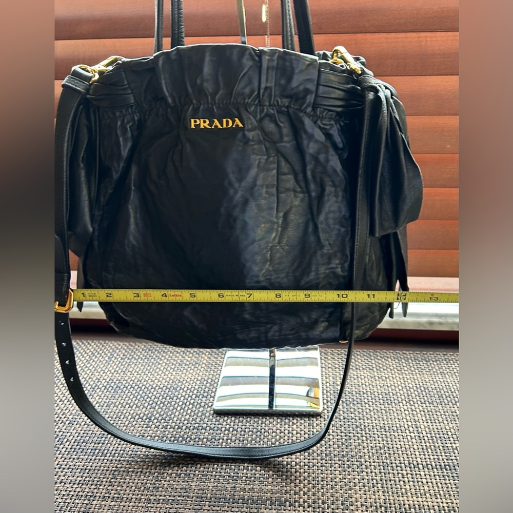 Authenticated Prada Nappa Leather Bow Bag - Picture 4 of 16